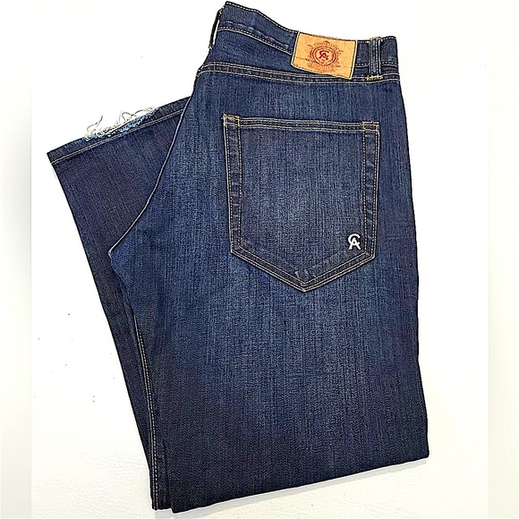 Christian Audigier Dark Indigo Straight Jeans‎ Size 36/30 - Picture 3 of 10